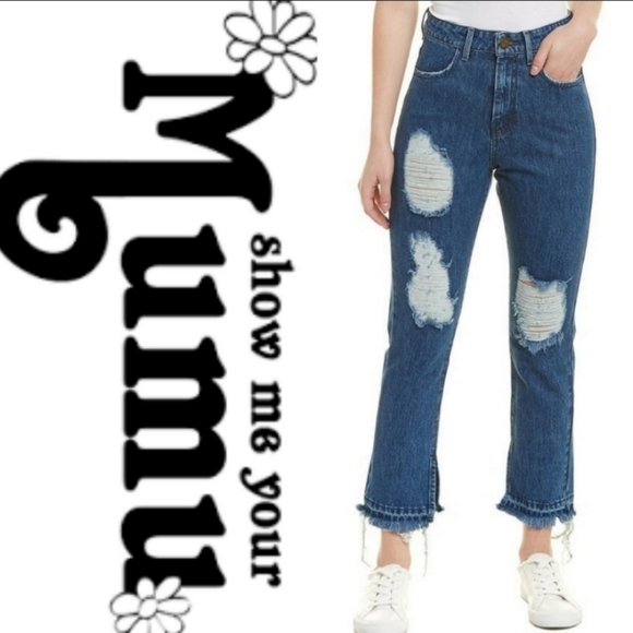 SMYM High Rise Crop Jeans - Picture 2 of 10